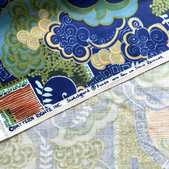 Rare Vintage 60s Cohama Upholstery Fabric in Maxime Pattern - Picture 3 of 9